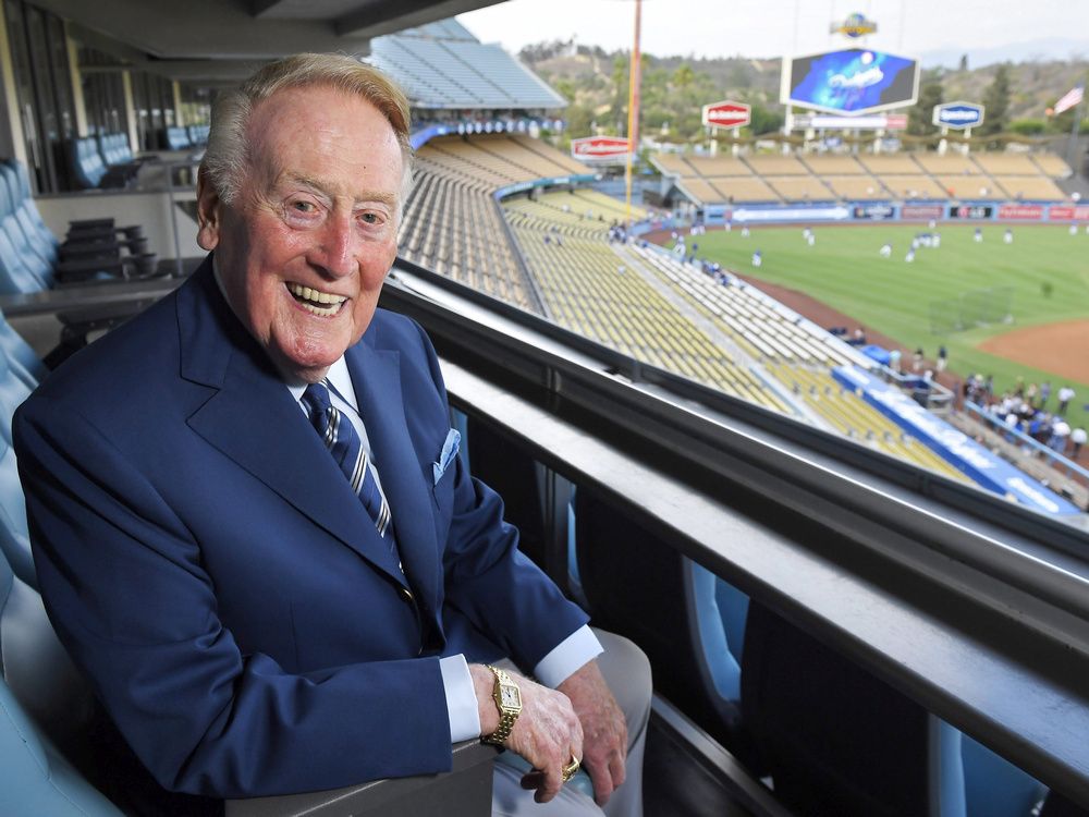 ‘It was Vin Scully for me’: Jim Robson recalls ‘best baseball guy I ever heard’