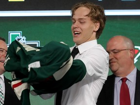 Filip Johansson was selected 24th overall by the Minnesota Wild during the first round of the 2018 NHL Draft. The Canucks signed him this past summer.