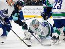 Thatcher Demko did his part to keep the Canucks closed in Seattle on Saturday before turnover proved costly.