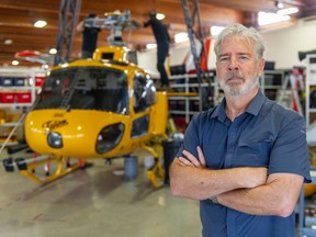 Peter Murray is founder and president of Talon Helicopters. The company's copters are integral for much of the work that is done by North Shore Rescue, and as such, has applied to the province for the ability to conduct nighttime hoist rescues.