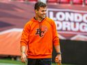 Nathan Rourke
BC Lions practice at BC Place in October.