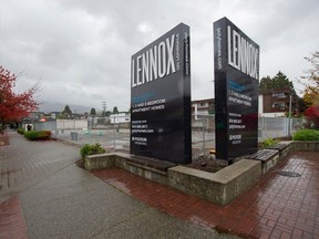 Planned site for the Lennox by Polygon in North Vancouver.