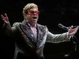 Elton John performs as he returns to complete his Farewell Yellow Brick Road Tour since it was postponed due to coronavirus disease (COVID-19) restrictions in 2020, in New Orleans, Louisiana, U.S. January 19, 2022. REUTERS/Jonathan Bachman