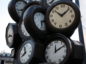Turn back your clocks by an hour at 2 a.m. on Nov. 6, Sunday.