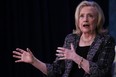 Former U.S. Secretary of State Hillary Clinton speaks during the Clinton Global Initiative (CGI) 2022 Meeting on September 20, 2022 in New York City.(Photo by Spencer Platt/Getty Images)