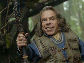 Warwick Davis in a scene from Lucasfilm's Willow, streaming exclusively on Disney+.