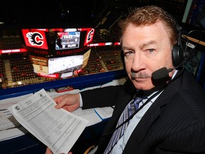 John Garrett has been broadcasting NHL games since he retired as a player.