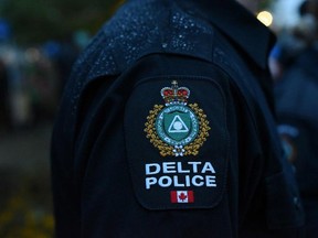 Delta police are searching for a man spotted masturbating near a school on Nov. 18, 2022.