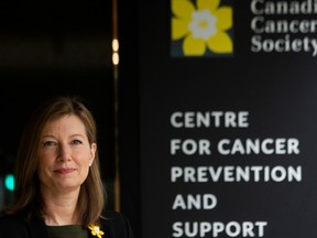 Andrea Seale, CEO of the Canadian Cancer Society, supports the extension of EI sickness benefit to 26 weeks.