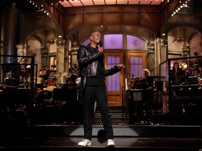 Dave Chappelle delivers his opening monologue on "Saturday Night Live."