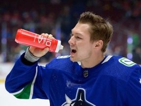 Curtis Lazar first started playing hockey in Salmon Arm. He joined the Vancouver Canucks this season an unrestricted free agent signing.