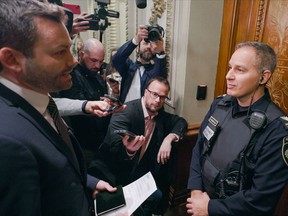 Parti Quebecois Leader Paul St-Pierre Plamondon is denied entry to Quebec's National Assembly on Dec. 1 after refusing to swear an oath to King Charles III. The Quebec National Assembly has now proposed to unilaterally rewrite the Constitution to do away with the oath.