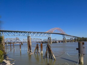 The Pattullo Bridge between Surrey and New Westminster will be closed on the evening of Thursday, Dec. 8.