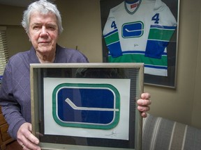 Joe Borovich designed the original NHL Vancouver Canuck logo in 1970.