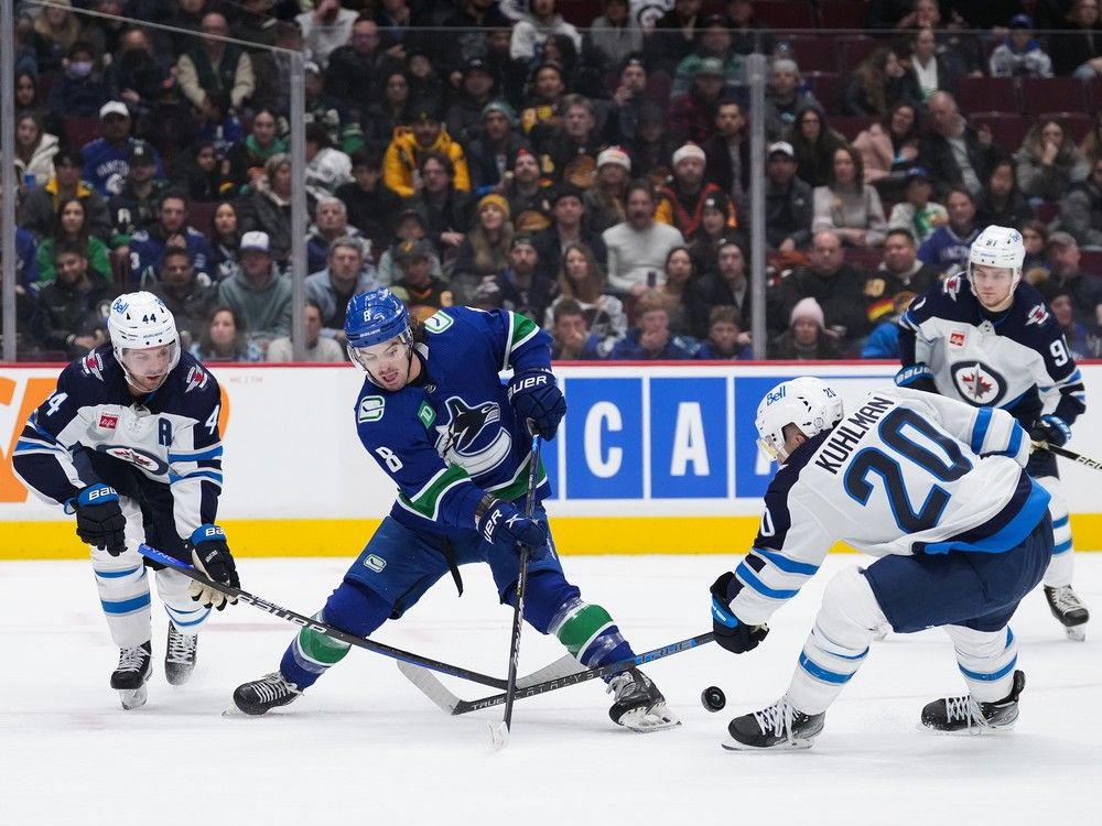 Canucks vs Jets What we learned from their 51 loss The Province