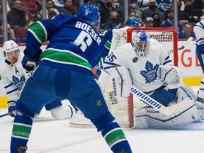 Canucks winger Brock Boeser will take his best shot at the Maple Leafs on Saturday afternoon.