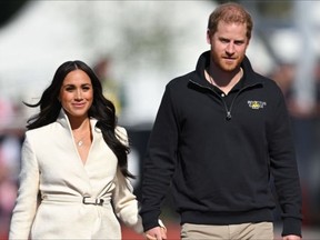 Prince Harry, Duke of Sussex and Meghan at the Invictus Games in 2022.