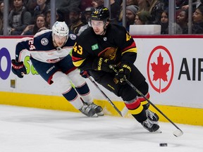 The elusive and effective Quinn Hughes is having a sensational season with the Canucks.