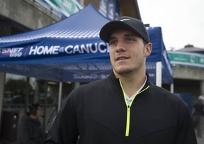 Bo Horvat at the Vancouver Canucks golf tournament at Northview Golf and Country Club in Surrey, BC Wednesday, September 12, 2018.  The 35th annual Jake Milford Canucks Charity Golf Invitational golf tournament supports the Canucks Kid Fund and the Canucks alumni charity, The BC Hockey Benevolent Association.