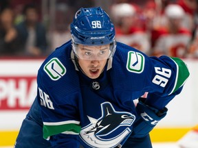 Vancouver Canucks' Andrei Kuzmenko.