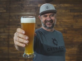 Chris Neufeld, owner and brewmaster of Grey Fox Brewing in Kelowna.
