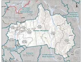 Vernon-Monashee in southeastern B.C. is the new riding proposed by the Federal Electoral Boundaries Commission for B.C.