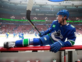 Recalled Canucks defenceman Christian Wolanin has kept his eye on the prize of remaining in the NHL.