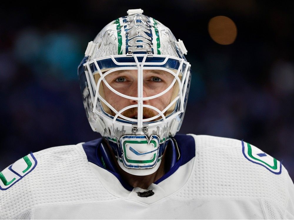 Thatcher Demko wants to be the starting goalie for the Canucks this year