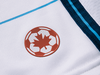 The Vancouver Whitecaps’ original 1974 logo is included as a ‘jock tag,’ or label at the bottom of a kit.