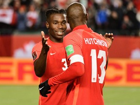 Sam Adekugbe and Atiba Hutchinson.