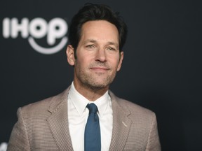 Paul Rudd arrives at the premiere of "Ant-Man and the Wasp: Quantumania" on Feb. 6, 2023 in Los Angeles.