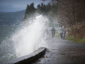 High winds are coming to the B.C. south coast starting Sunday afternoon.