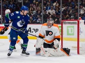 Canucks winger Anthony Beauvillier is willing to go to the tough areas to tip or deflect pucks home.