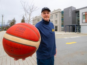 Kenny MacIntyre, volunteer basketball coach for the Kitsilano junior boys' basketball team.