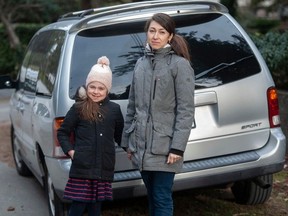 Olga Afanasieva and her eight-year-old daughter Milana arrived in South Surrey in September, part of the Canada-Ukraine Authorization for Emergency Travel program.