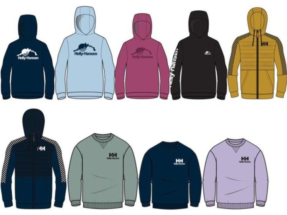 Health Canada issues warning over potentially flammable Helly Hansen sweaters and hoodies
