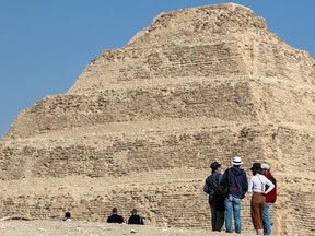 File photo of pyramid Djoser. It has just been announced that at least 2,000 mummified ram heads dating from the Ptolemaic period and a palatial Old Kingdom structure have been uncovered at the temple of Ramses II in the ancient city of Abydos