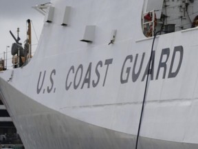 A U.S. Coast Guard vessel.
