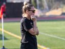 Simon Fraser University women's soccer coach Annie Hamel. 
