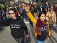 Vancouver's International Women's Day March happened this past weekend outside the Vancouver Art Gallery in Vancouver.