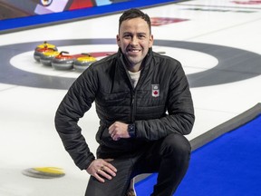 Curling Canada high performance director David Murdoch poses for a photo at the 2023 Tim Hortons Brier in London, Ontario on Friday March 10, 2023. Ryan Fry's decision to step back from the competitive game could be the first domino to fall in what's shaping up to be an intriguing spring on the domestic curling scene. Changes are coming on the high-performance front as new director Murdoch aims to strengthen the elite program for this quadrennial and provide a next-gen boost for the ones that follow.THE CANADIAN PRESS/Frank Gunn