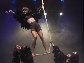 Berlin-based circus trio 'still hungry' performs Raven at the York Theatre from April 26-30 as part of 2023's Femme Festival, on until May 14.