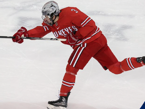 Cole McWard, 21, is a 6-foot-1, 192-pound right-shot defenceman who recorded 21 points in 39 games with Ohio State this season.