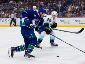 Carson Soucy is leaving the Seattle Kraken for the Vancouver Canucks