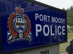 File photo: Port Moody police sign