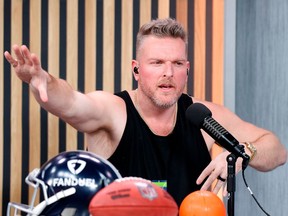 Talk show host and former NFL player Pat McAfee