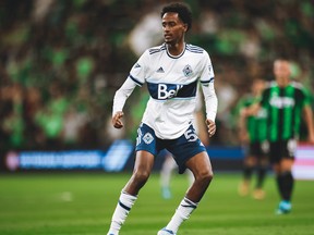 Ali Ahmed of the Vancouver Whitecaps.