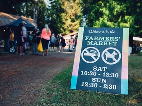 Powell River Farmers' Market has been operating since 1987.