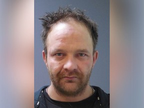 Chad Meszarosi, 38, is wanted by Creston RCMP.
