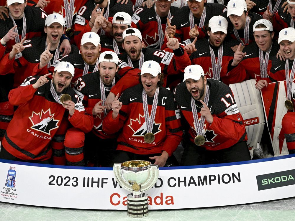 Canada wins gold at men's world hockey championship | The Province